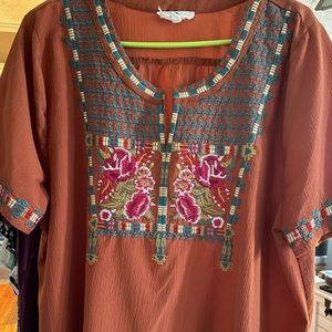 Embroidered blouse